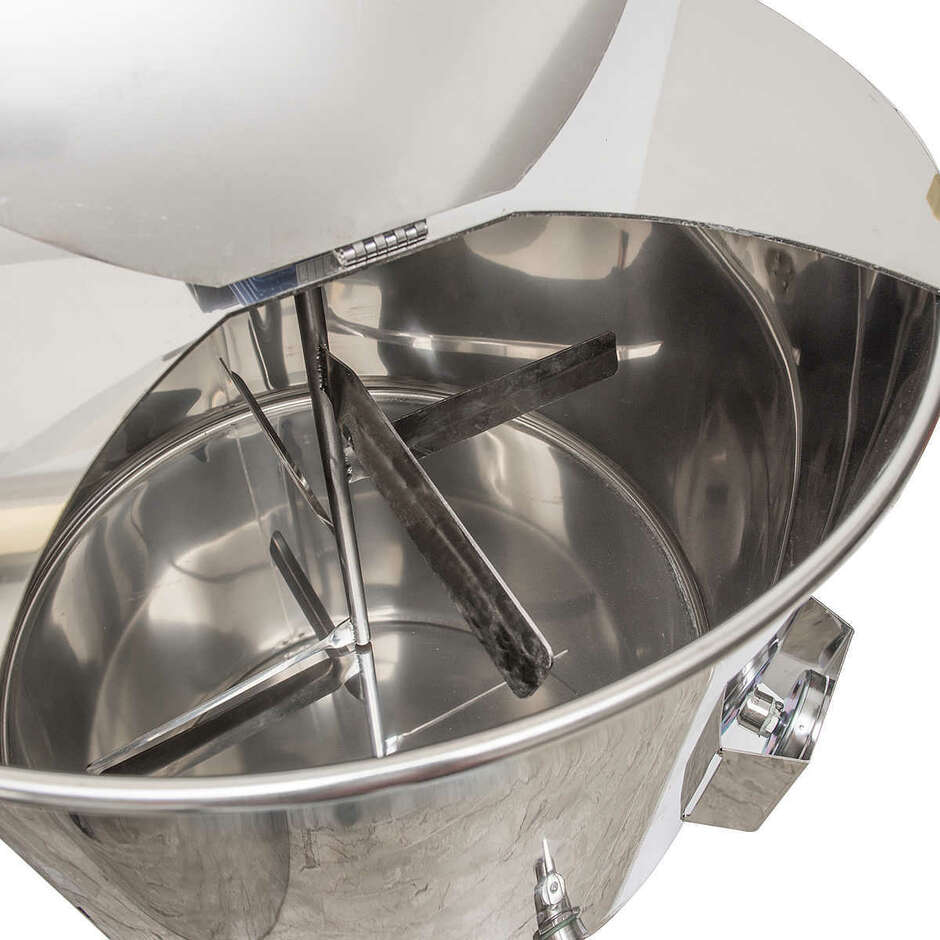 Olla motorizada 300 L de acero inoxidable con CLAMP  